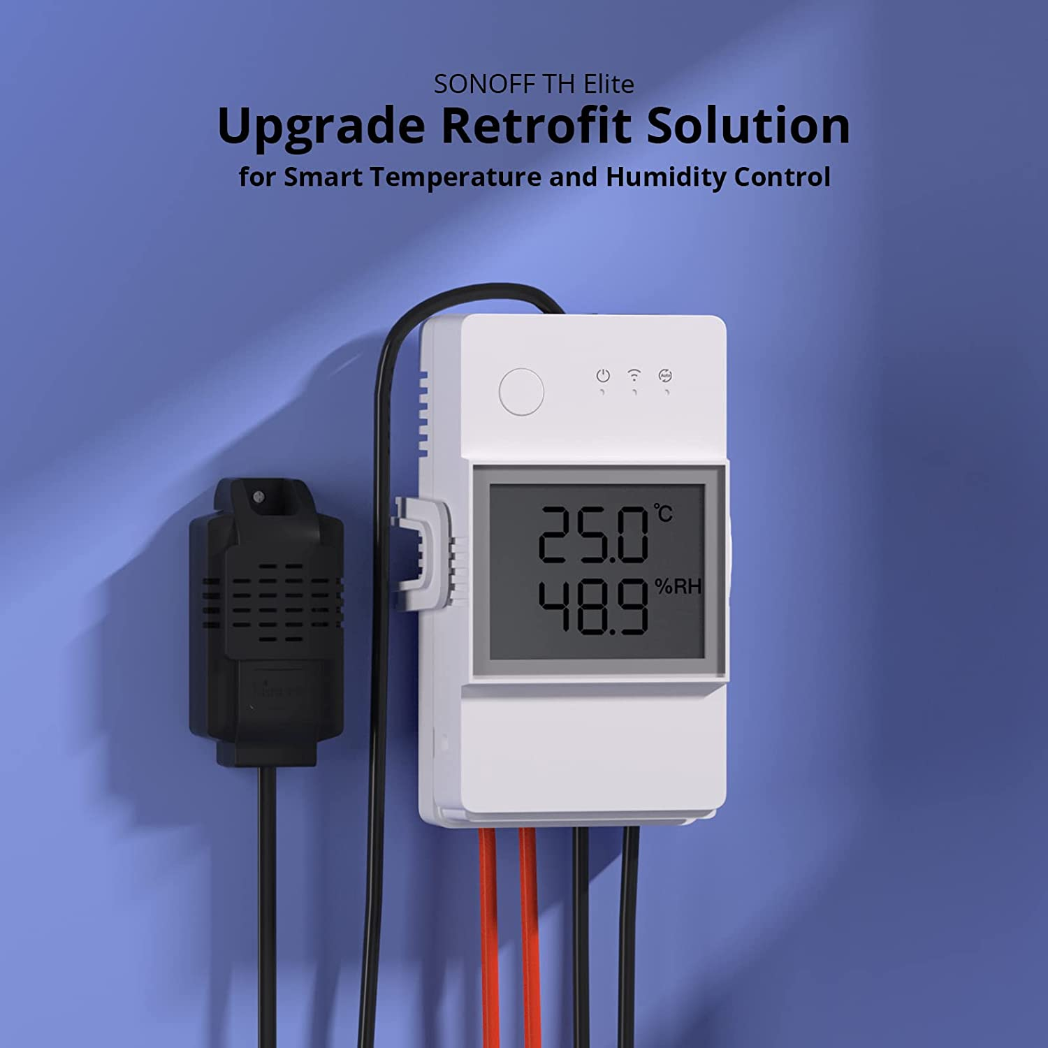 Pametni termostat SONOFF TH ELITE THR316D - 16A, WiFI-8