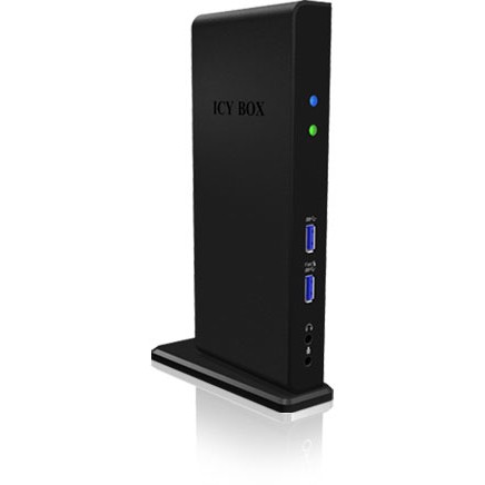 Priključna stanica ICYBOX IB-DK2241AC/ 4x USB 2.0/ 2x USB 3.0/ HDMI/ USB 3.0 5V punjač G-LAN RJ45/ DVI/ za notebook-14