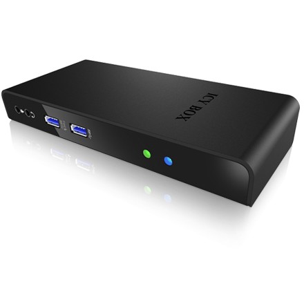 Priključna stanica ICYBOX IB-DK2241AC/ 4x USB 2.0/ 2x USB 3.0/ HDMI/ USB 3.0 5V punjač G-LAN RJ45/ DVI/ za notebook-20