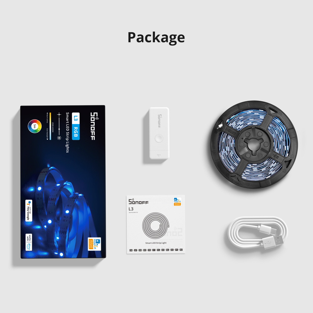 LED traka SONOFF L3 5M Smart RGB Wi-Fi-6
