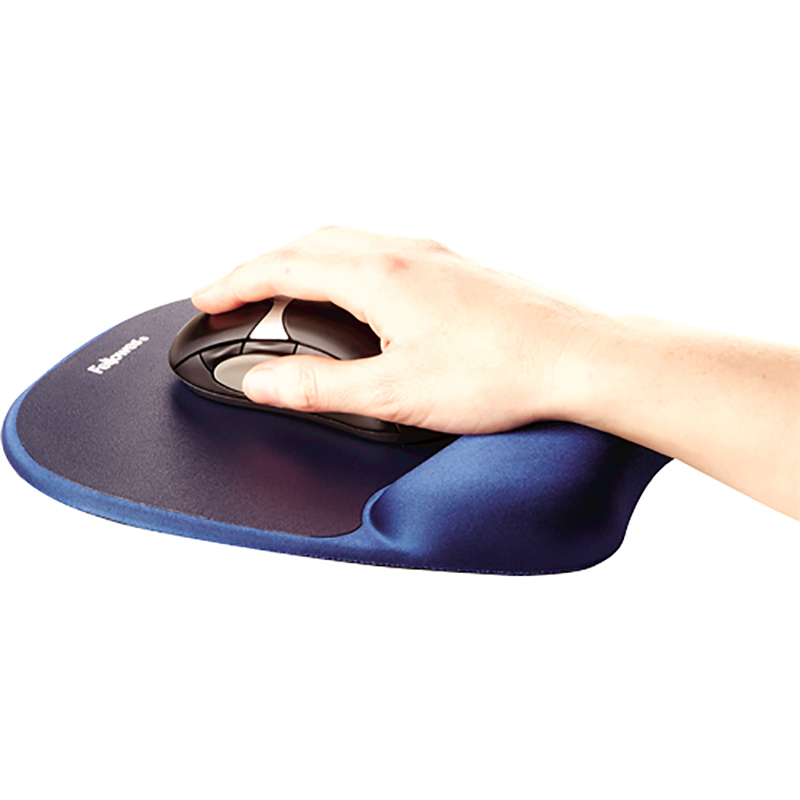 Podloga za miš s podlogom za zapešće Fellowes Memory Foam (safir)-1