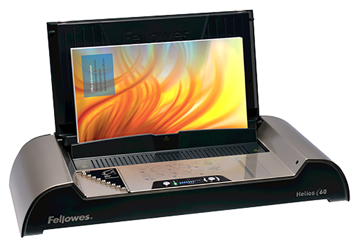 Stroj FELLOWES za termalno uvezivanje Helios 60 (kapacitet 600 listova, termički uvez, boja platina)-0