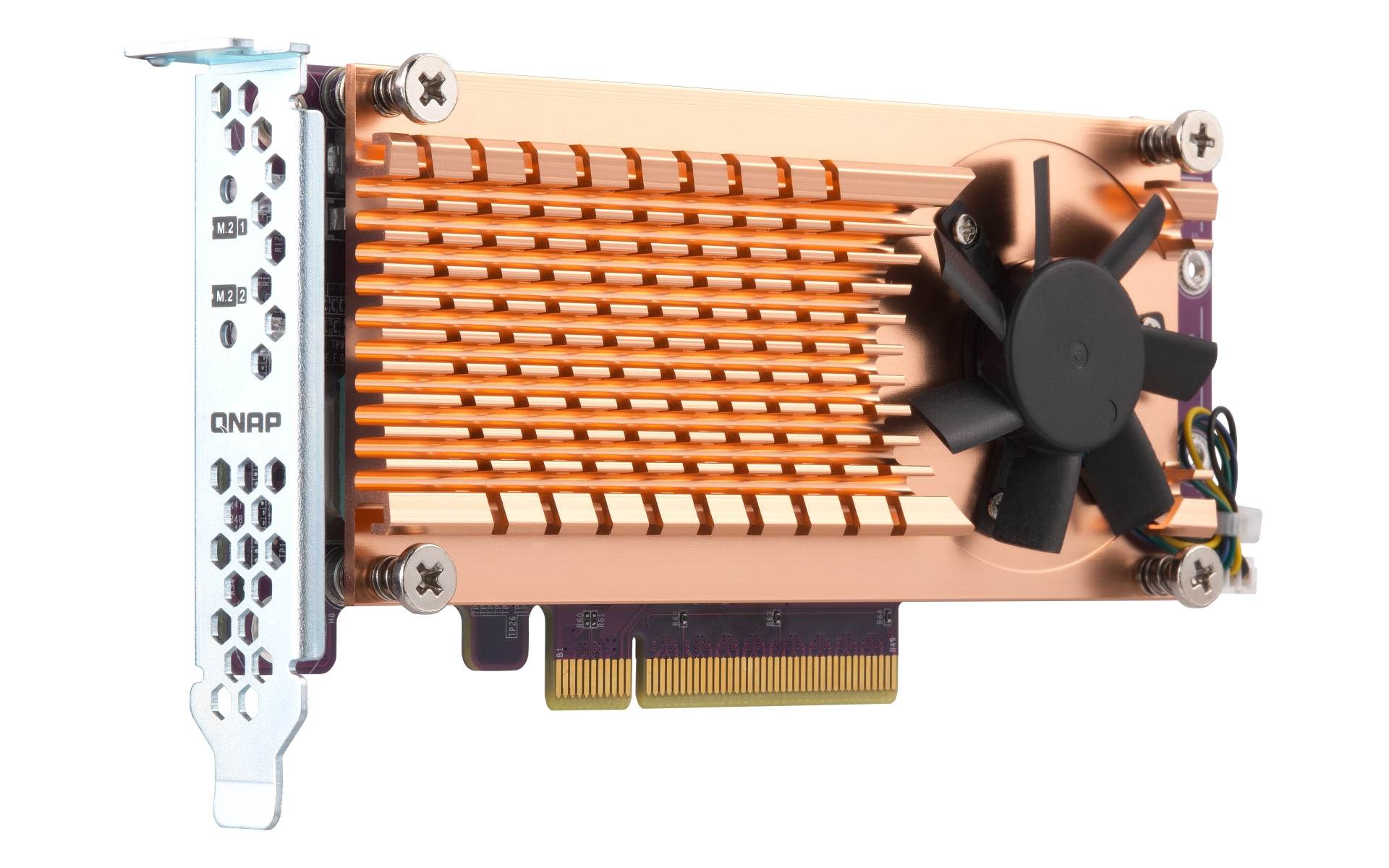 PCIe proširenje za M.2 SSD QNAP QM2-2P-384A (2 x M.2 22110/2280, PCIe Gen3 x 4)-2