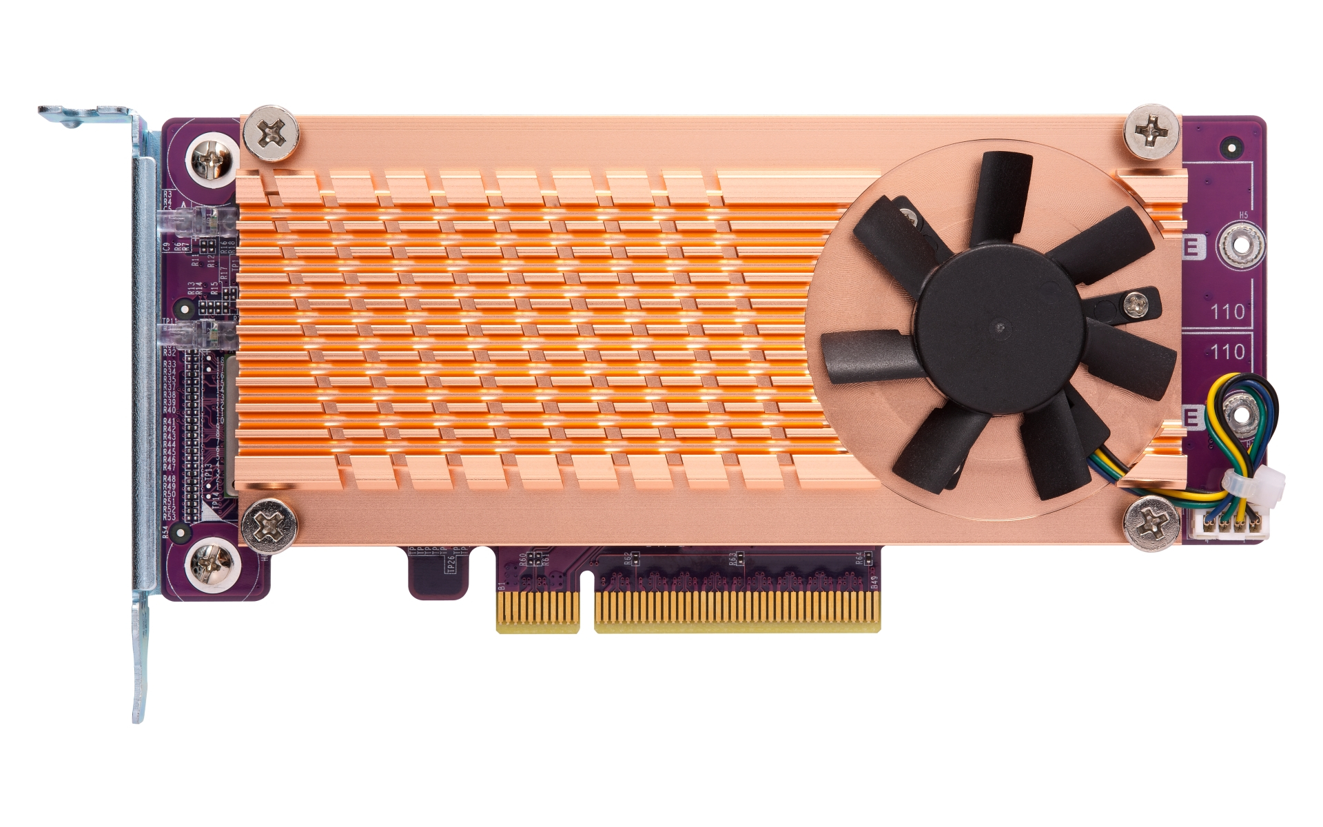 PCIe proširenje za M.2 SSD QNAP QM2-2P-384A (2 x M.2 22110/2280, PCIe Gen3 x 4)-0