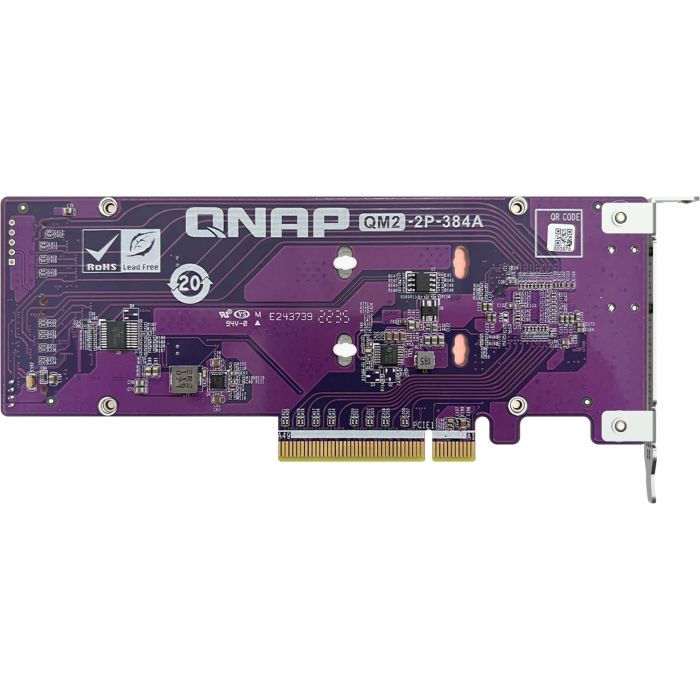 PCIe proširenje za M.2 SSD QNAP QM2-2P-384A (2 x M.2 22110/2280, PCIe Gen3 x 4)-10