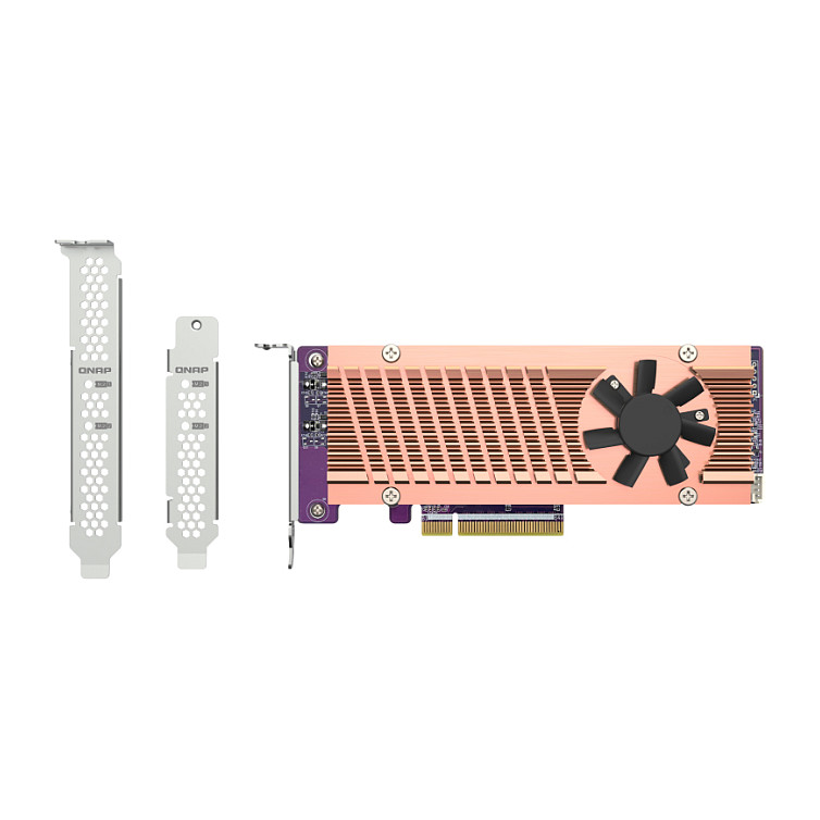 PCIe proširenje za M.2 SSD QNAP QM2-2P-384A (2 x M.2 22110/2280, PCIe Gen3 x 4)-9