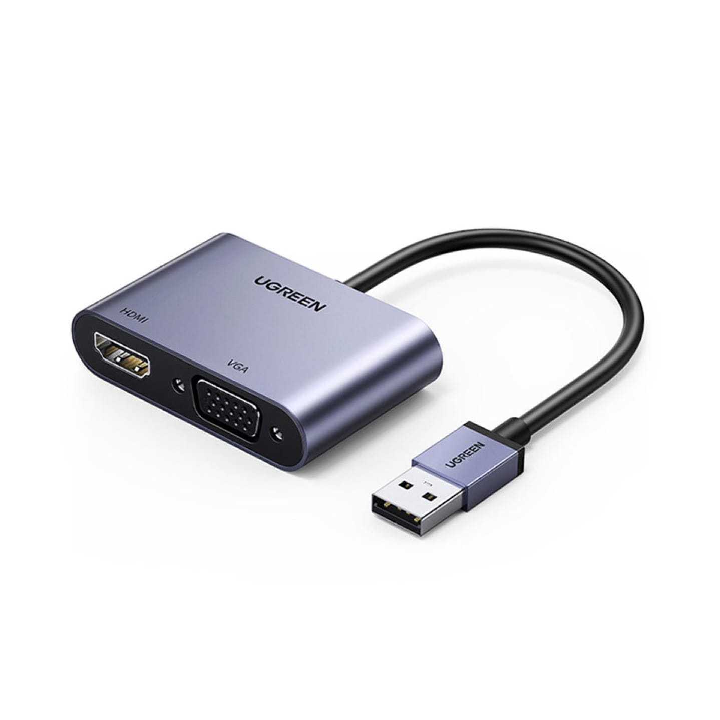 Adapter UGREEN USB 3.0 na HDMI/VGA 20518-0