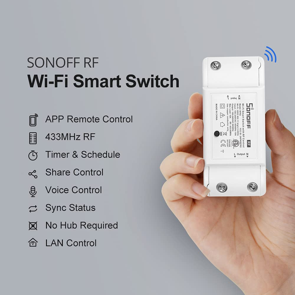 Pametni Wi-Fi prekidač SONOFF s RF kontrolom RFR2-10