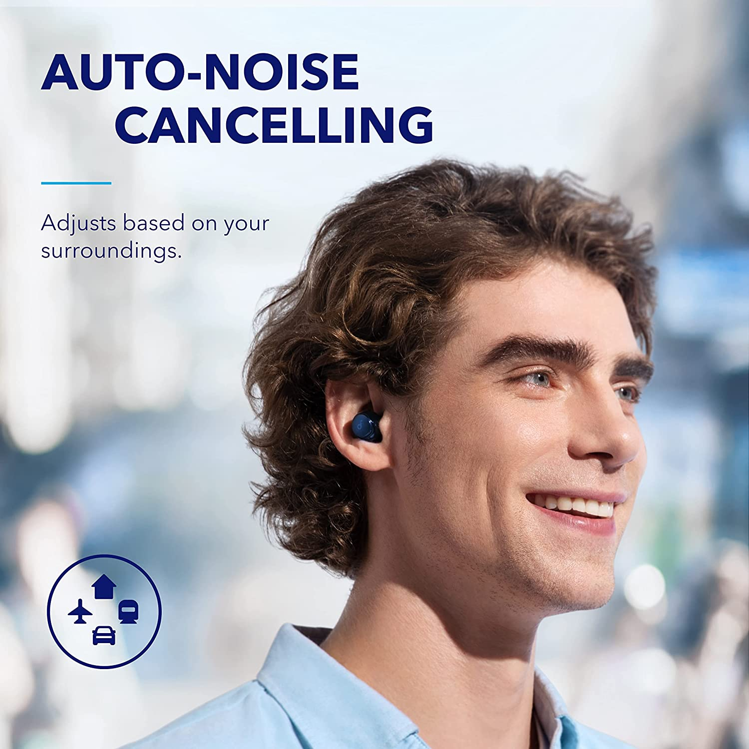 Bežične slušalice ANKER Soundcore Space A40 crne-2