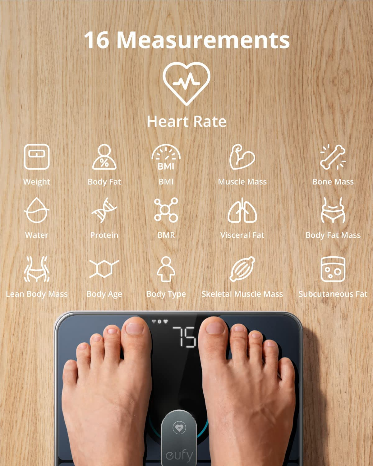 Pametna osobna vaga ANCHOR Eufy P2 PRO-5