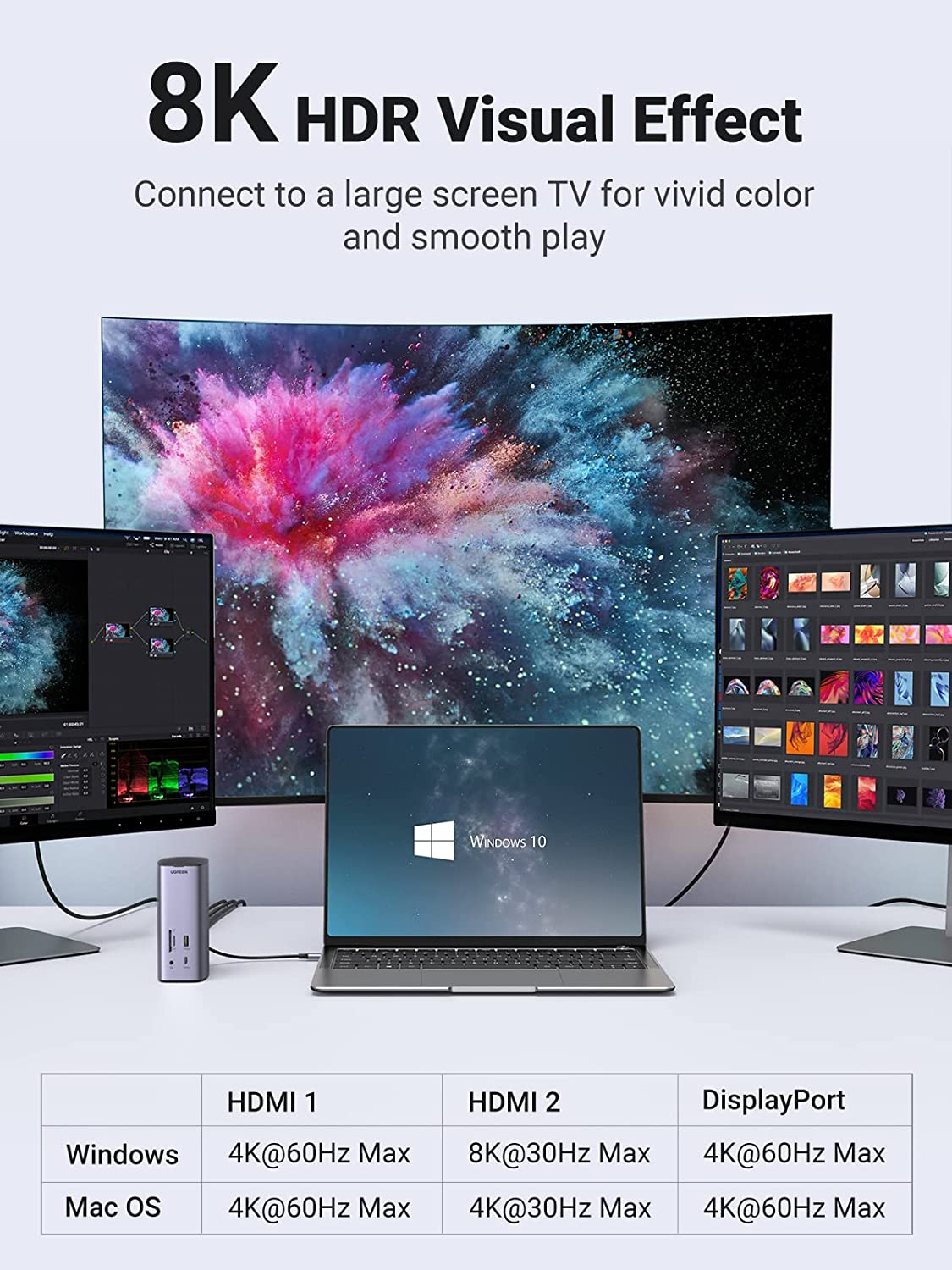 Priključna stanica UGREEN USB-C 12u1 90325-6