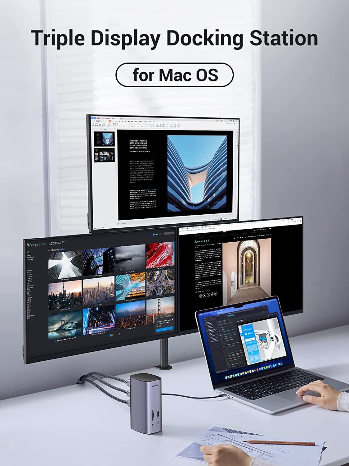 Priključna stanica UGREEN USB-C 12u1 90325-2