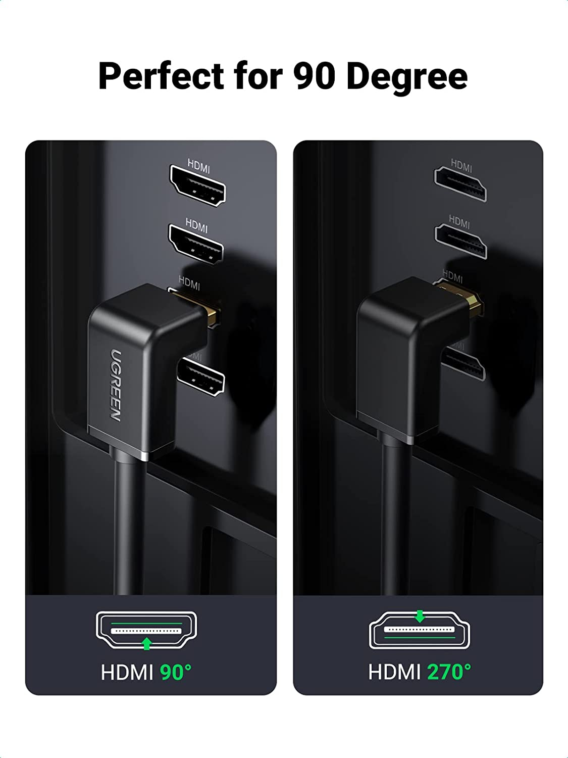 HDMI kabel UGREEN HD103 (90° kutni konektor, 4K, 2m, crni)-7