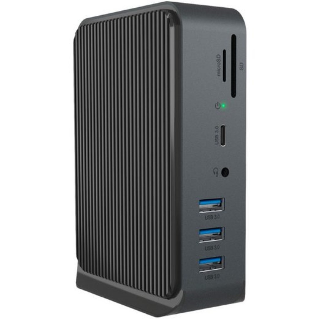 Priključna stanica ICYBOX IB-DK2261AC USB-C i USB-A s dva video izlaza-2