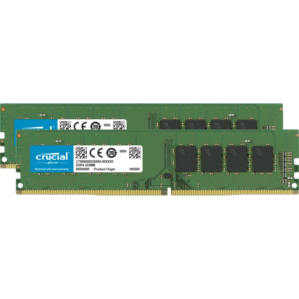 Memorija CRUCIAL 32GB Kit (2 x 16GB) DDR4-3200 UDIMM (PC4-25600, CL22, 1.2V)-3