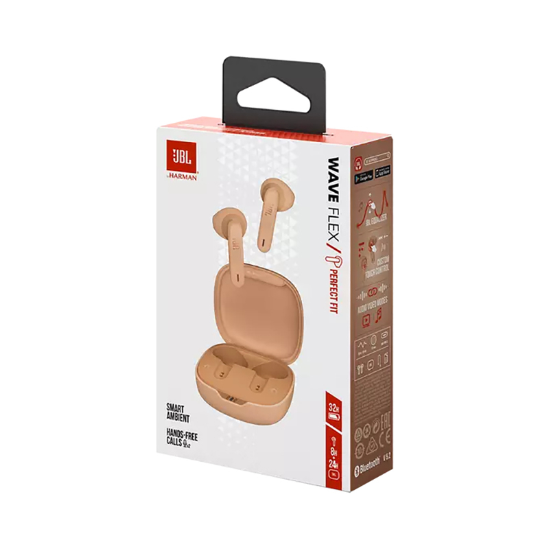 Slušalice s mikrofonom JBL Wave Flex BT5.2 in-ear, bež-5