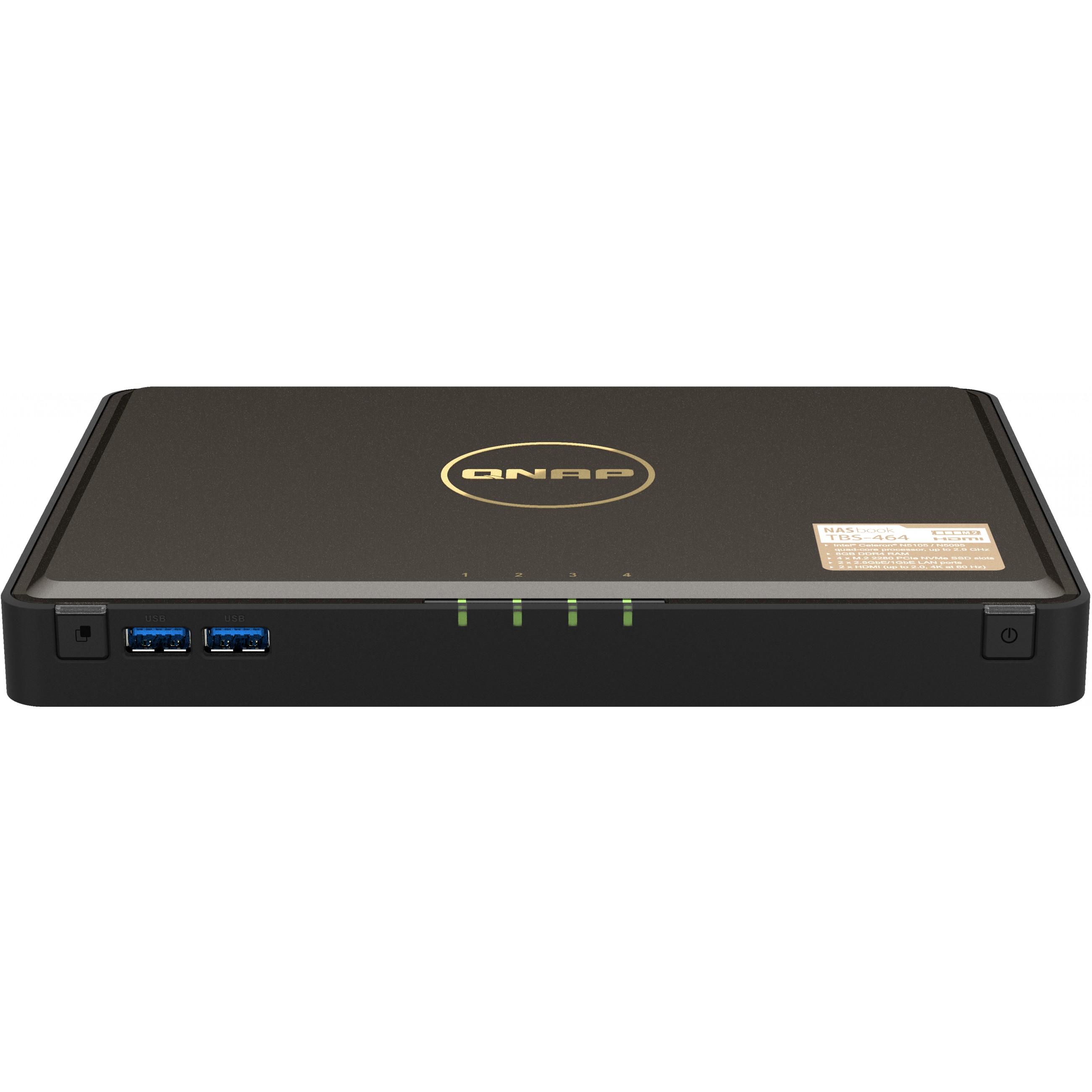 NAS QNAP TBS-464 4x NVMe SSD, 8GB ram, 2x 2.5Gb mreža-6