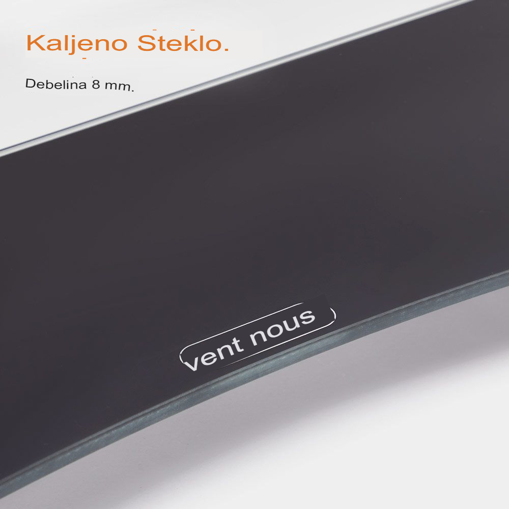 Stakleni stalak za monitor XL VONHAUS crna-6