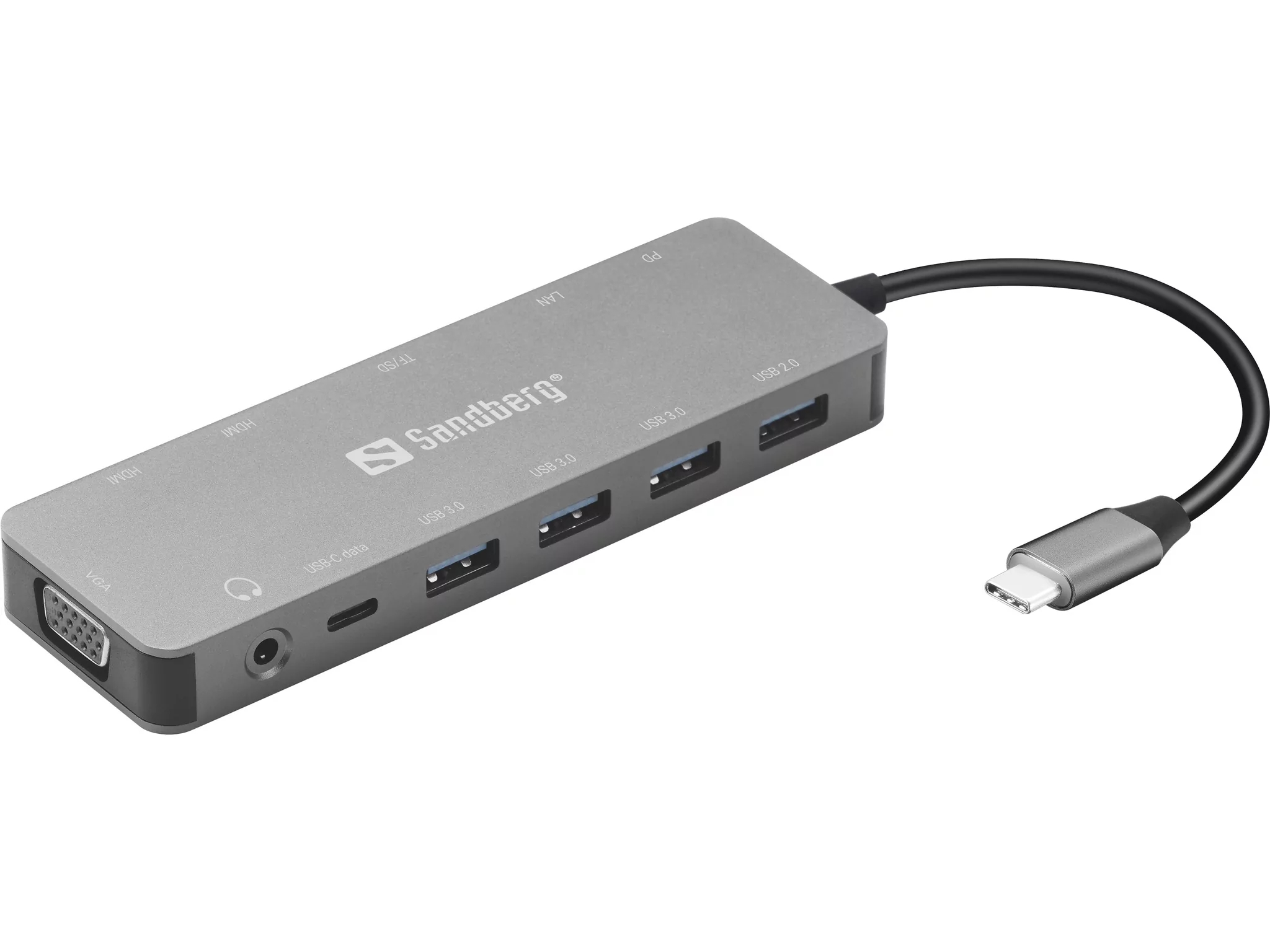 Priključna stanica SANDBERG USB-C 13-u-1 za prijenosno računalo-1