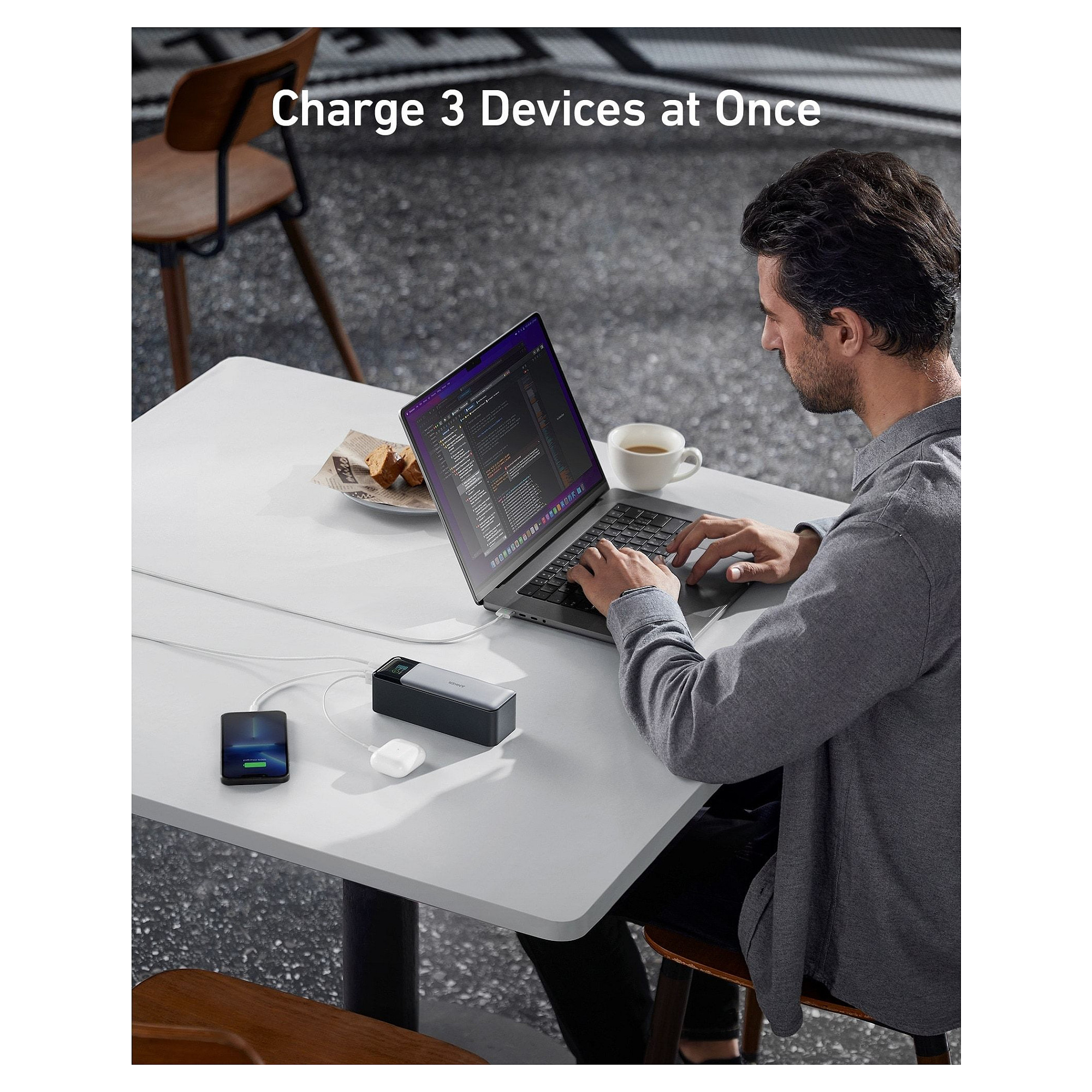 Prijenosna baterija ANKER 737 Power Bank 24000 mAh 140 W-16