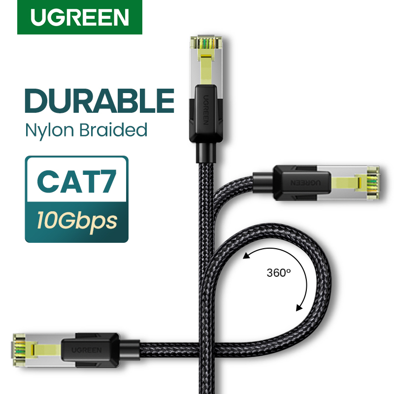 Kabel Cat7 UGREEN (okrugli oklopljeni kabel s pletenim modularnim RJ45 Ethernet priključkom, 2 m)-3