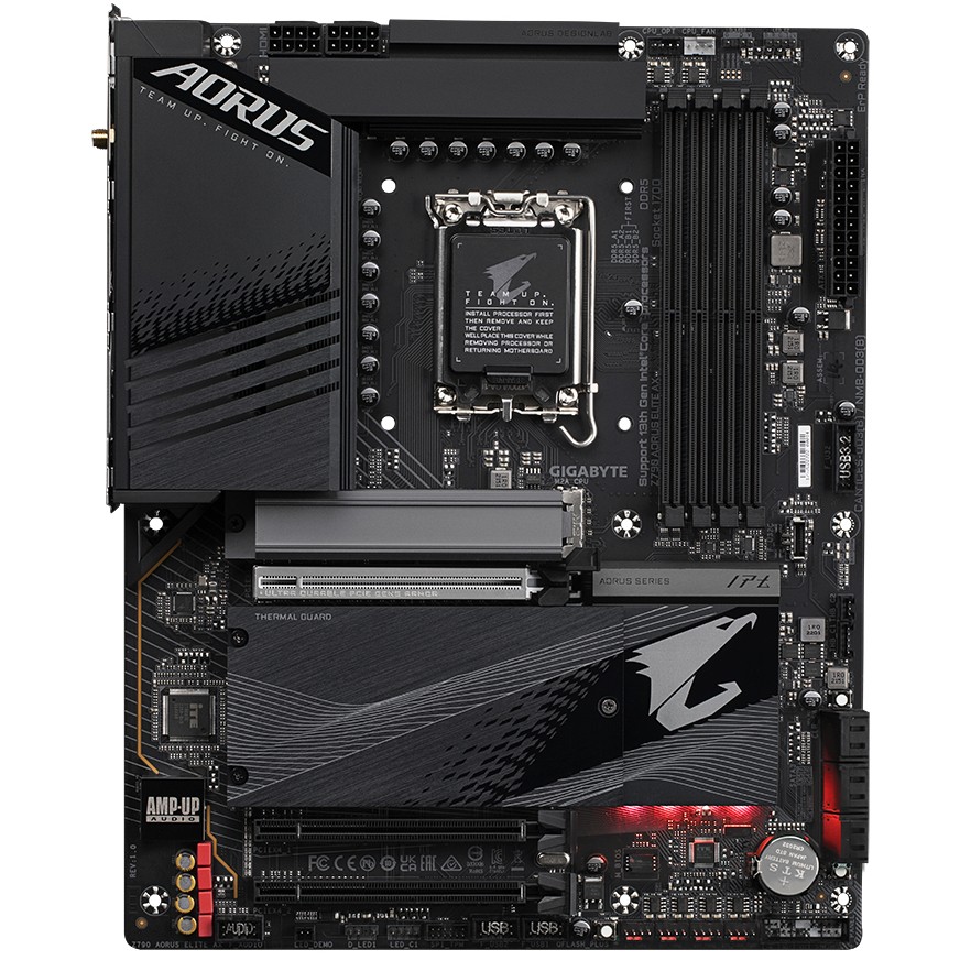 Matična ploča GIGABYTE Z790 AORUS ELITE AX/ DDR5/ SATA3/ USB3.2Gen2x2/ DP/ 2.5GbE/ WIFI 6E/ LGA1700 ATX-7