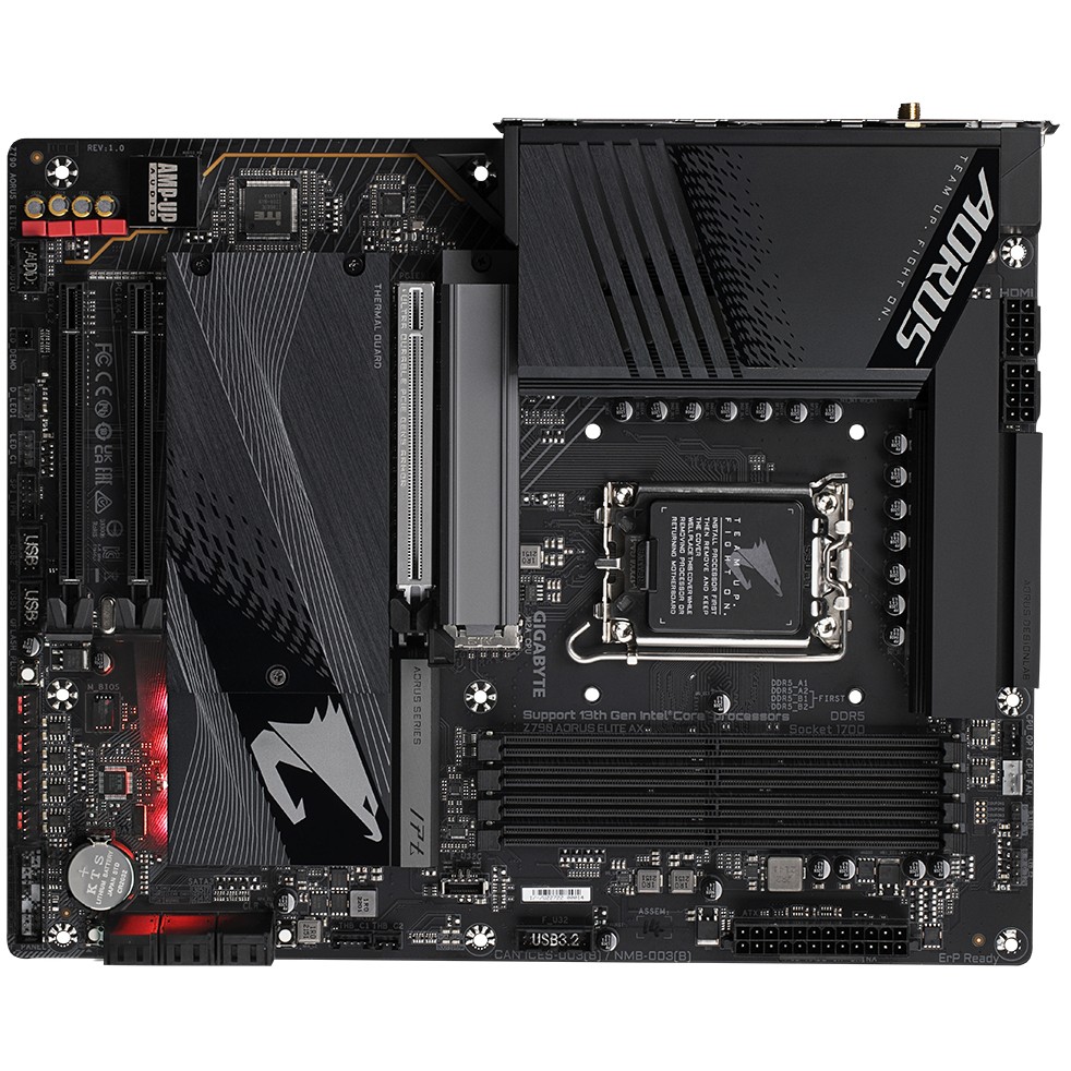 Matična ploča GIGABYTE Z790 AORUS ELITE AX/ DDR5/ SATA3/ USB3.2Gen2x2/ DP/ 2.5GbE/ WIFI 6E/ LGA1700 ATX-10