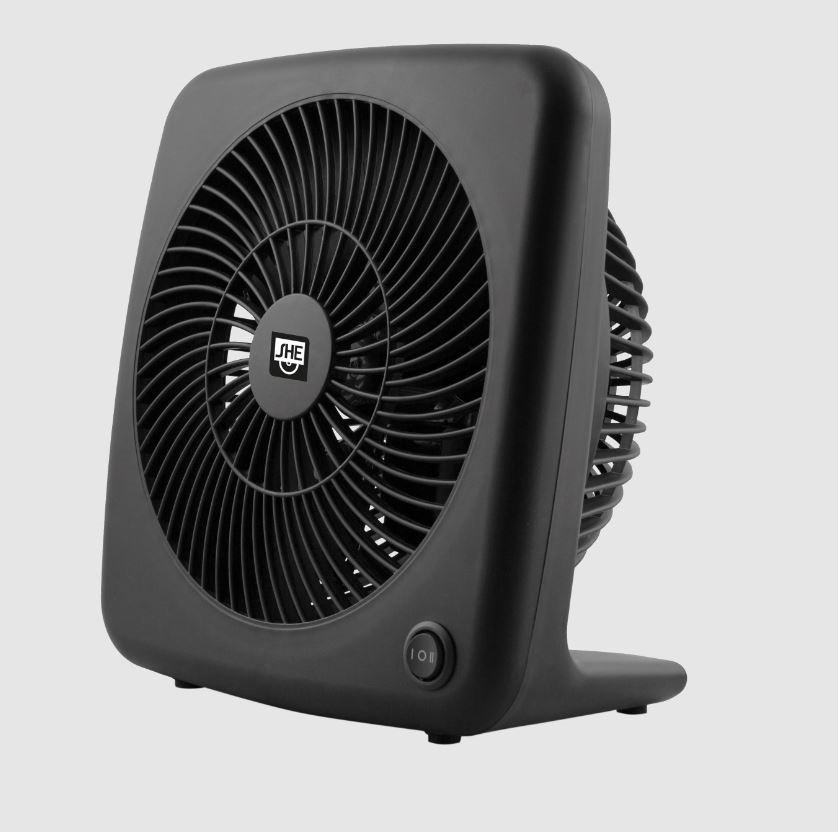 Podni ili stolni ventilator SHE (2 u 1, 30 W crni)-0