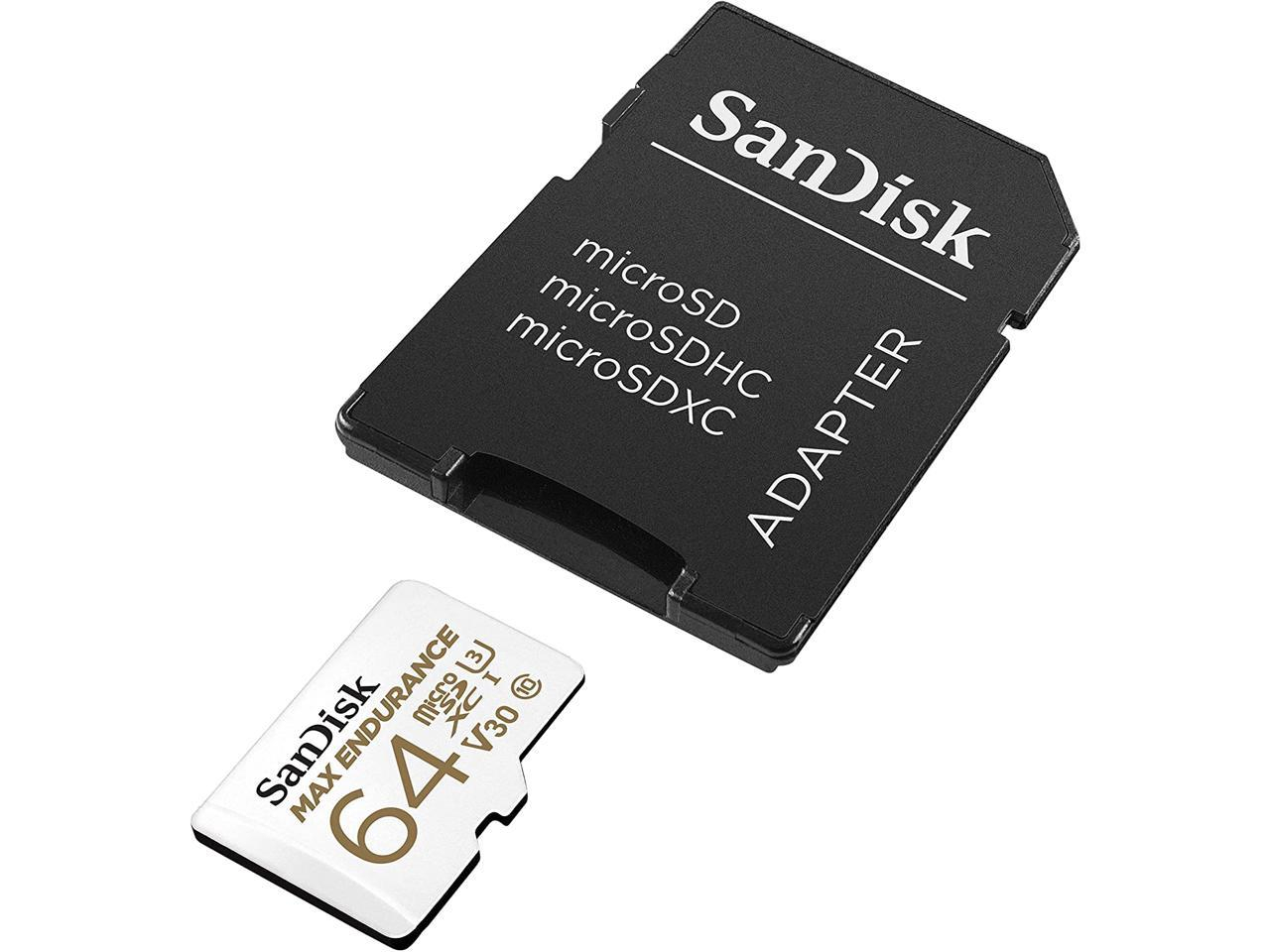 Memorijska kartica SANDISK Micro SDXC Max Endurance 64 GB + SD adapter-0