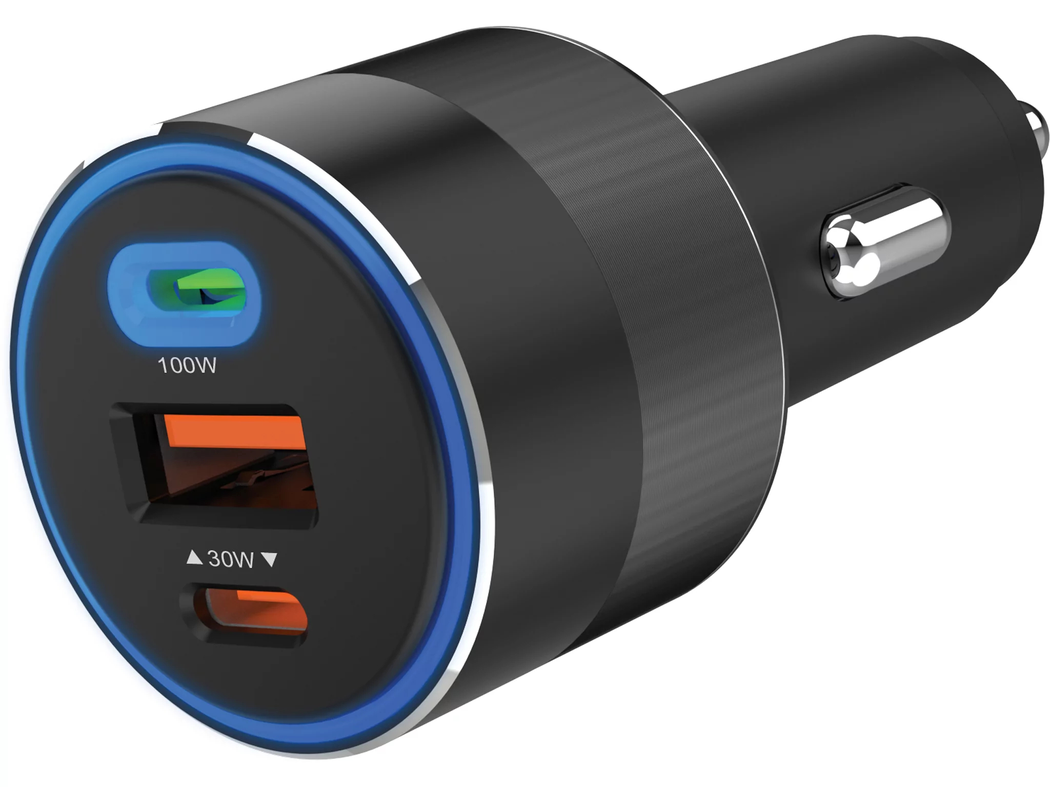 Punjač za auto Sadberg 3u1 130W USB-C PowerDelivery-0