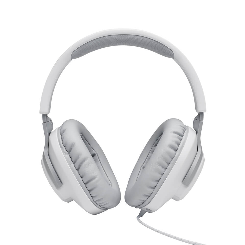 Žične slušalice JBL Quantum 100 (Over-ear, gaming, 40 mm, mikrofon, 1.2 m kabel, bijela boja)-2