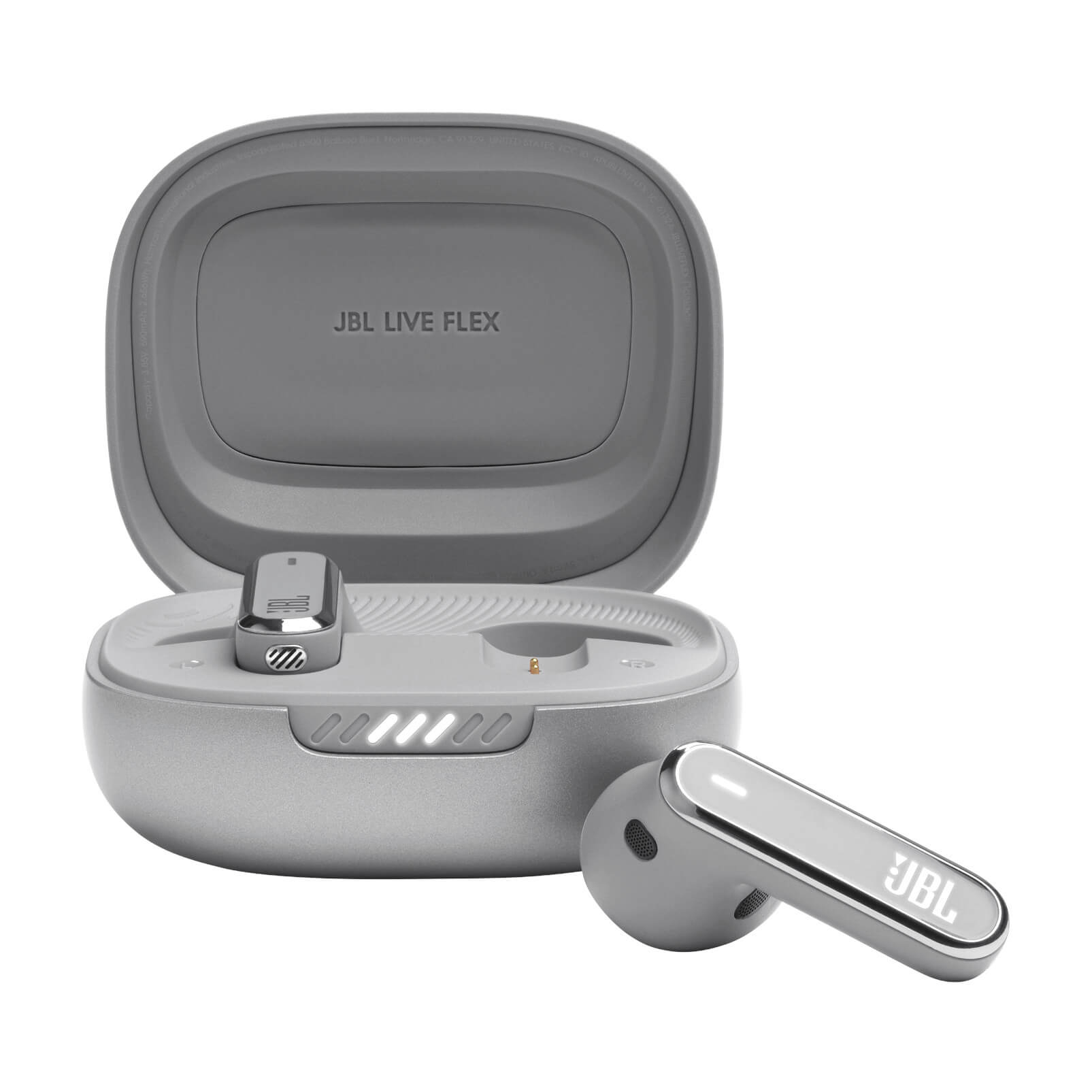 Slušalice JBL Live Flex BT5.3 in-ear, s mikrofonom, srebrne-0