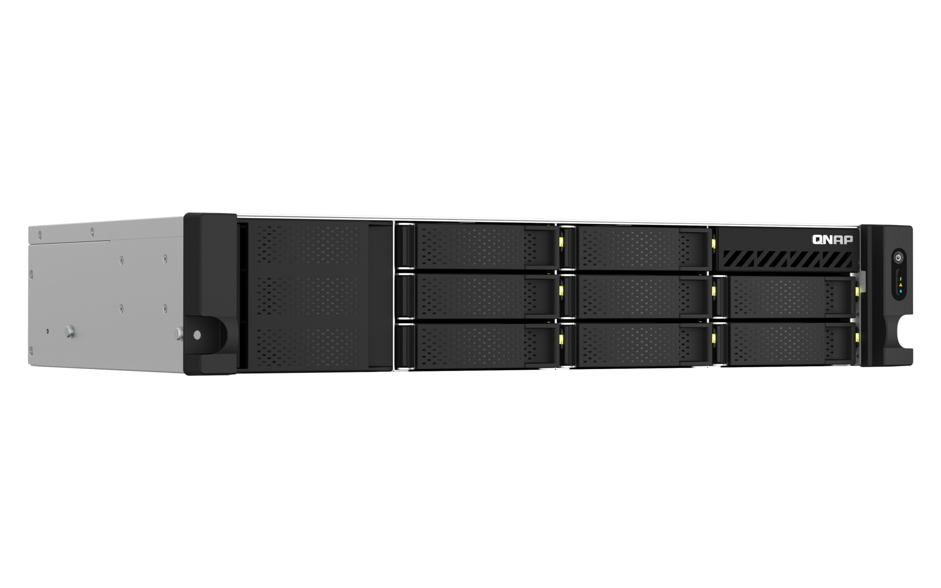 QNAP NAS za 8 diskova, 4GB RAM, 2.5Gb mreža, rack 2U.-6