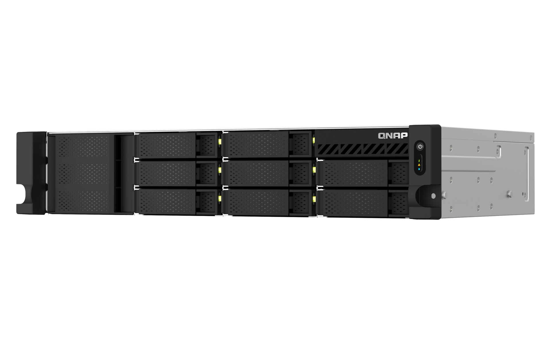 QNAP NAS za 8 diskova, 4GB RAM, 2.5Gb mreža, rack 2U.-3