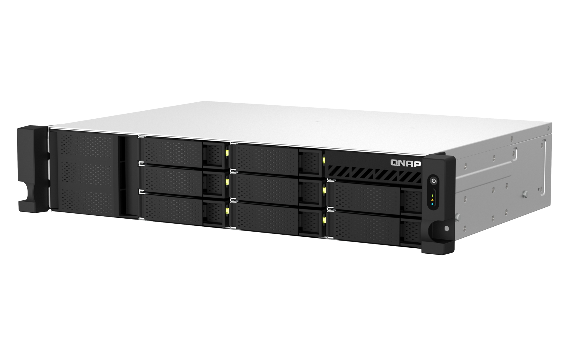 QNAP NAS za 8 diskova, 4GB RAM, 2.5Gb mreža, rack 2U.-2