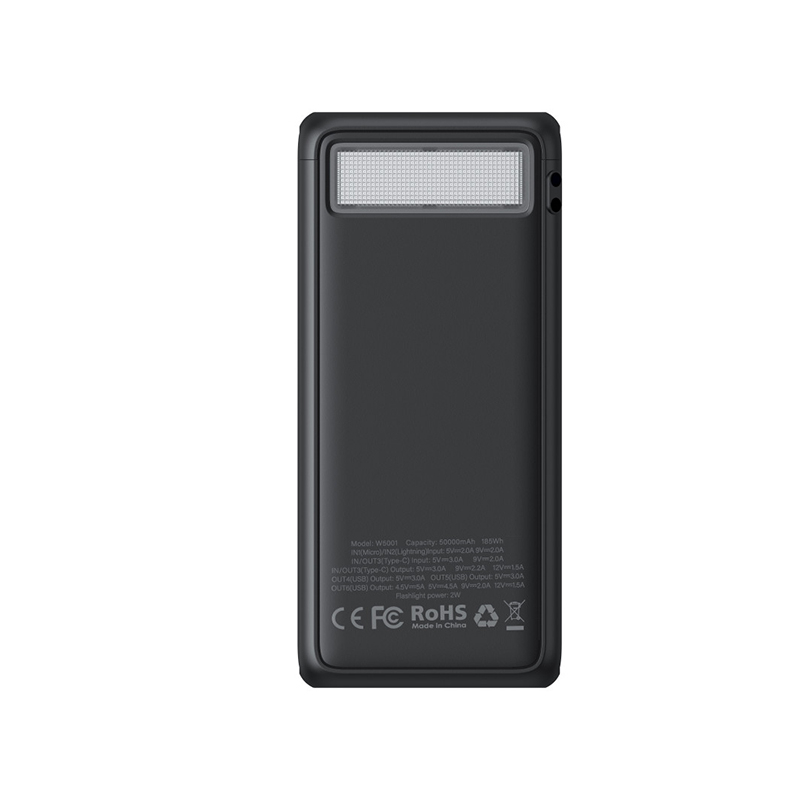 Prijenosna baterija VEGER Tank Lite (50000 mAh) crna-3