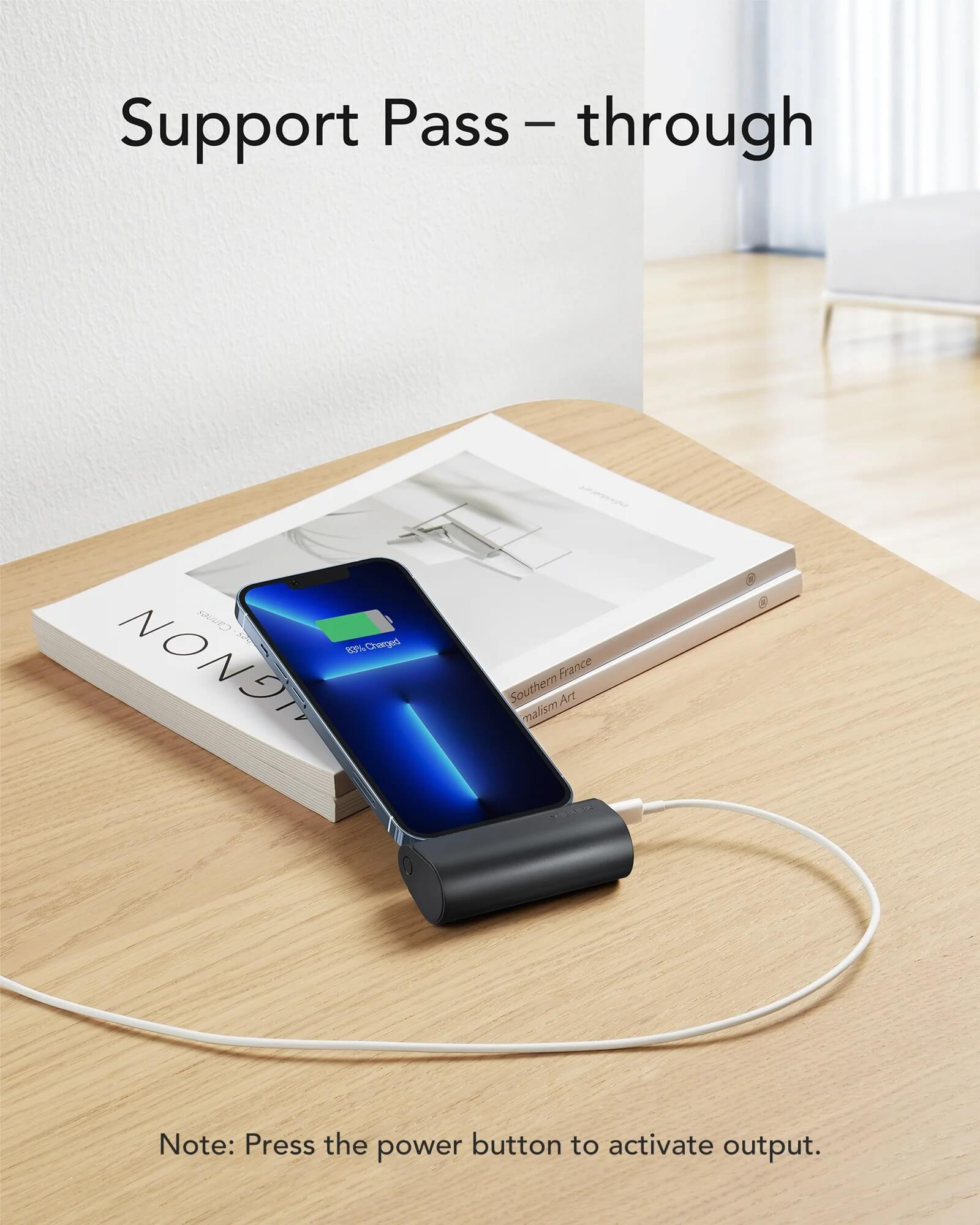 Prijenosna baterija VEGER PlugON Lightning (5000 mAh) crna-7