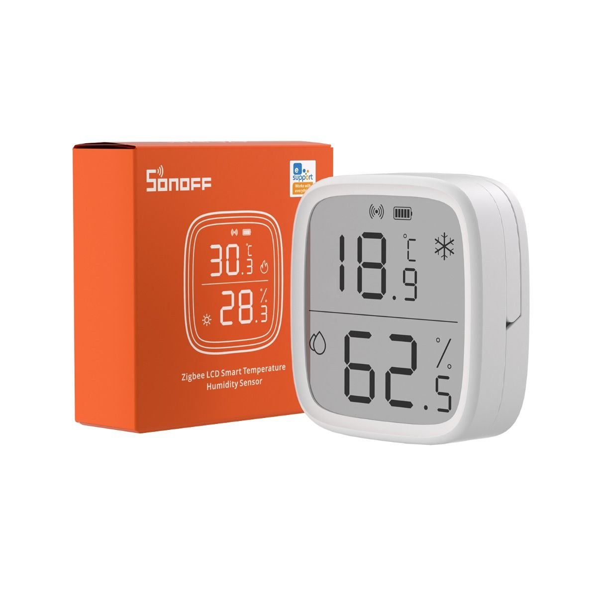 Pametni senzor temperature i vlažnosti SONOFF SNZB-02D (Zigbee, LCD)-2