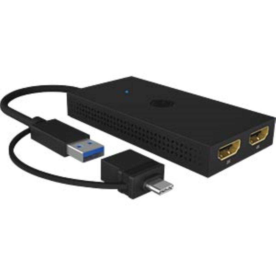 Razdjelnik Icybox IB-SPL1029AC s USB-C/A na dva HDMI (2k@60Hz/4k@30Hz)-1