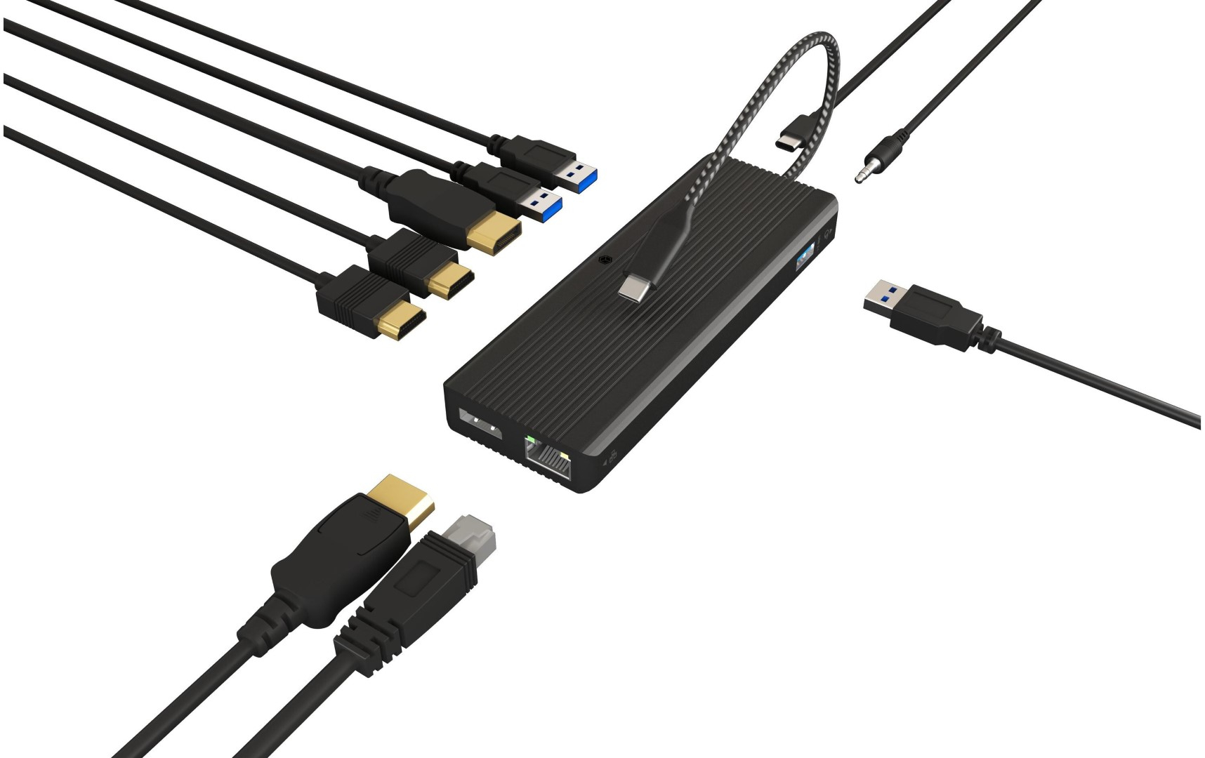 Stanica Icybox IB-DK4080AC s USB-C i Power Delivery 100W-1