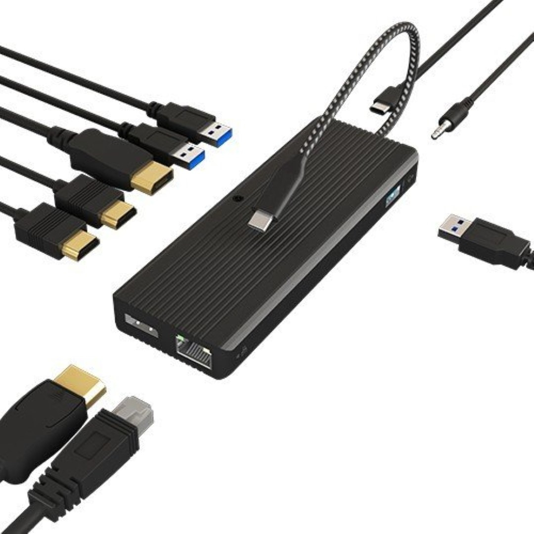 Stanica Icybox IB-DK4080AC s USB-C i Power Delivery 100W-3