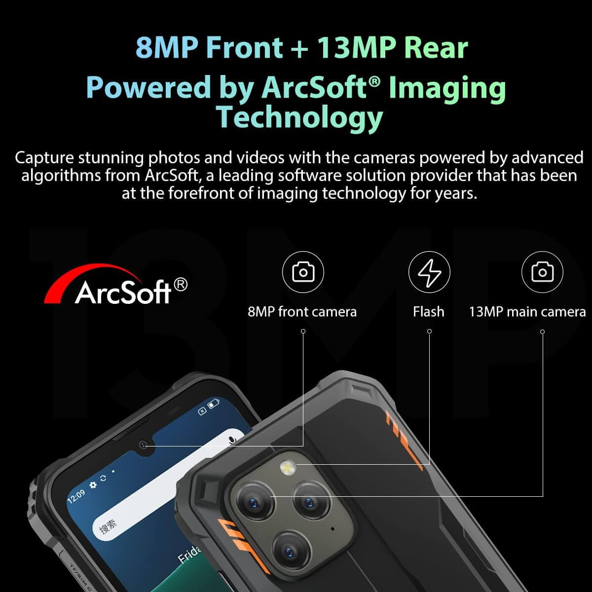 Mobitel BLACKVIEW robusni BV5300 Pro 4GB/64GB crni-9