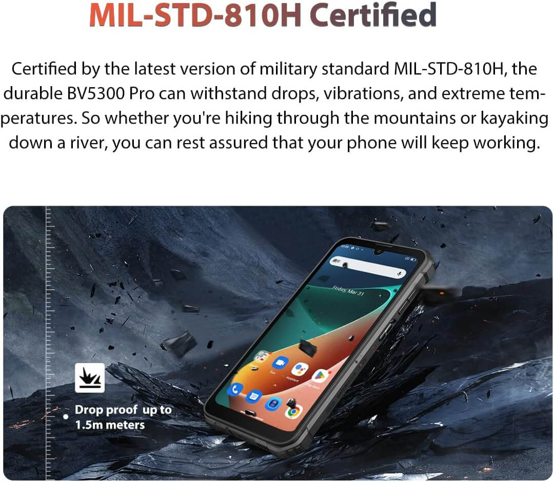 Mobitel BLACKVIEW robusni BV5300 Pro 4GB/64GB crni-11