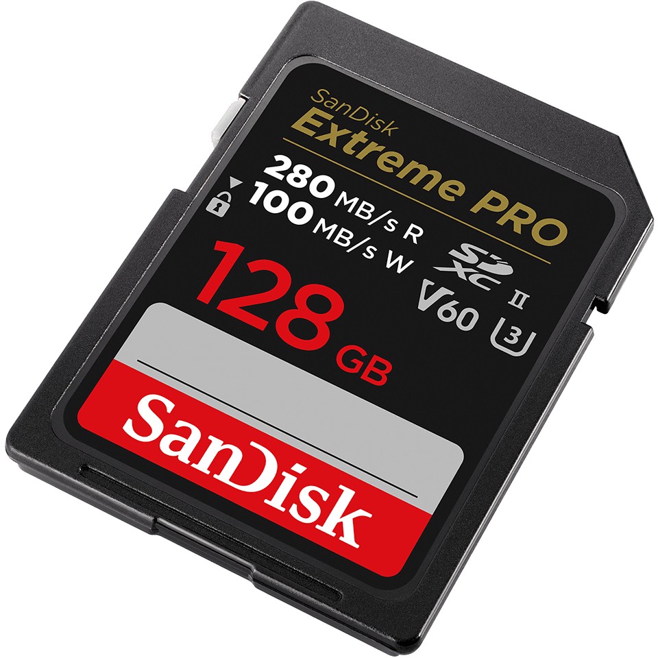 Memorijska kartica SD Extreme PRO V60 UHS-II SanDisk 128 GB (brzina čitanja: 280 MB/s, brzina pisanja: 100 MB/s, V60, C10, UHS-II)-7