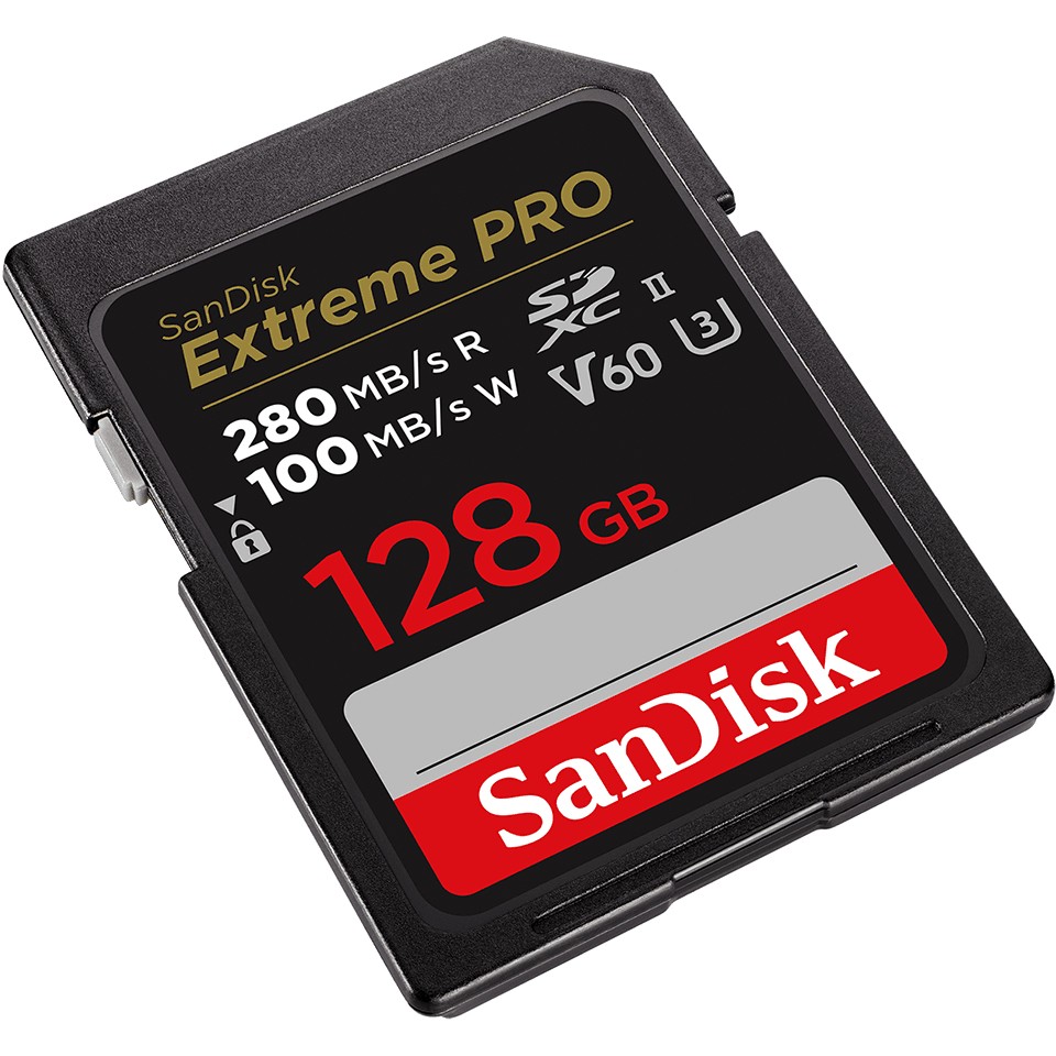 Memorijska kartica SD Extreme PRO V60 UHS-II SanDisk 128 GB (brzina čitanja: 280 MB/s, brzina pisanja: 100 MB/s, V60, C10, UHS-II)-8