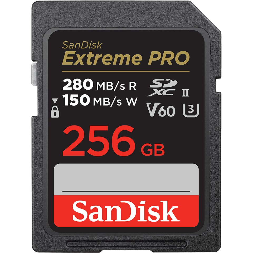 Memorijska kartica SD Extreme PRO V60 UHS-II SanDisk 256 GB (brzina čitanja: 280 MB/s, brzina pisanja: 150 MB/s, V60, C10, UHS-II)-6