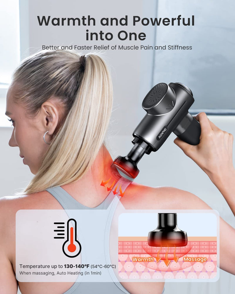 Pištolj za masažu RENPHO™ Active Thermal (s grijanjem)-1