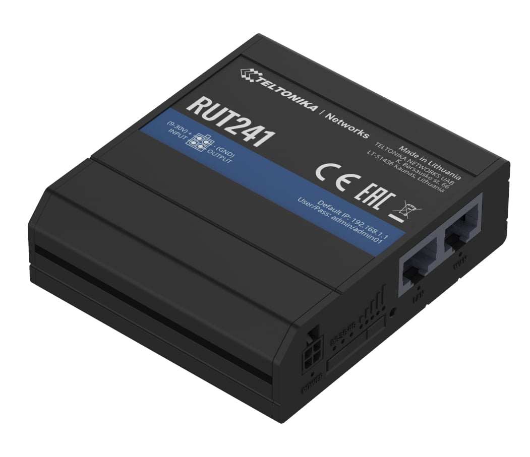Teltonika industrial LTE router RUT241-0