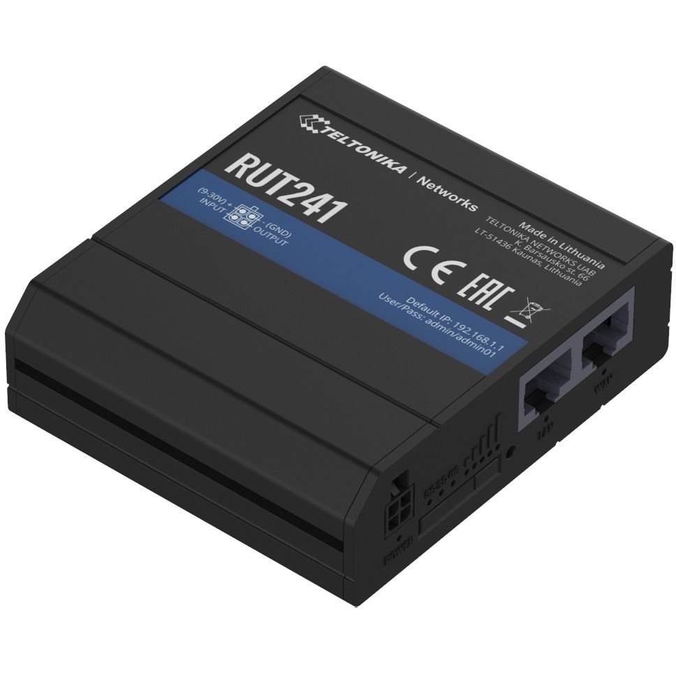 Teltonika industrial LTE router RUT241-3