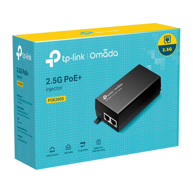 Injektor TP-LINK TL-POE260S (2.5G PoE+, 2*2.5 Gbps portovi, IEEE802.3af/at, do 30W, Plug & Play)-14